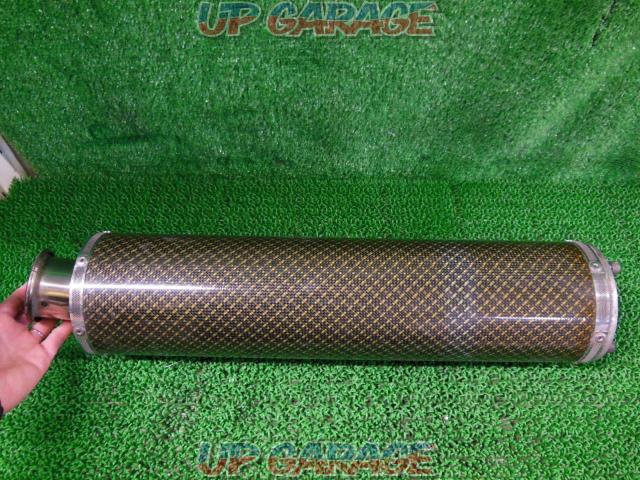 VEGA
SPORTS Carbon Kevlar Bolt-on Slip-on Silencer
3-point closure
Perfect circle
Remove ZRX400 (year unknown)-04