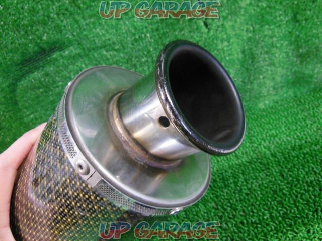 VEGA
SPORTS Carbon Kevlar Bolt-on Slip-on Silencer
3-point closure
Perfect circle
Remove ZRX400 (year unknown)-09