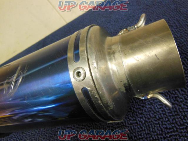 Manufacturer unknown, burnt stainless steel
General-purpose slip-on silencer
Insertion diameter: about 52Φ-05