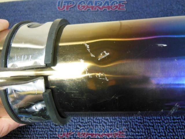 Manufacturer unknown, burnt stainless steel
General-purpose slip-on silencer
Insertion diameter: about 52Φ-06