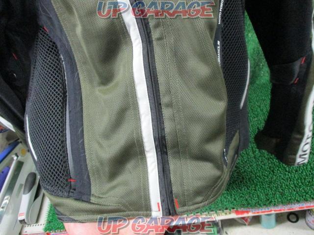 【KUSHITANI】AIR CONTEND JACKET エアーコンテンドジャケット フルメッシュジャケット オリーブグリーン サイズ:XL-05