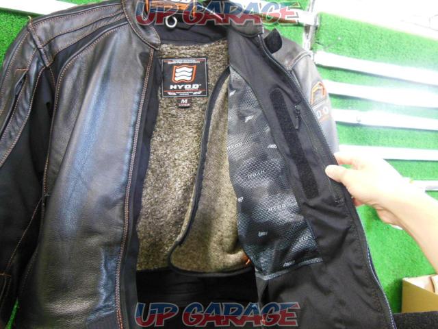 HYODST-X
LEATHER
[SPEED-iD
D3O]
Single leather jacket
Black & Orange Stitch
Size: M
Product number: HSL510DT-03