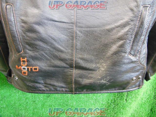 HYODST-X
LEATHER
[SPEED-iD
D3O]
Single leather jacket
Black & Orange Stitch
Size: M
Product number: HSL510DT-10