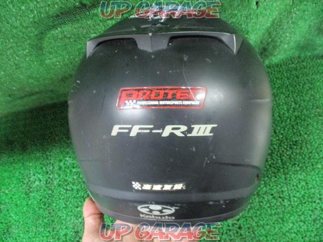 【OGK】kabuto FF-RⅢ フルフェイスヘルメット ブラック サイズ:L-04