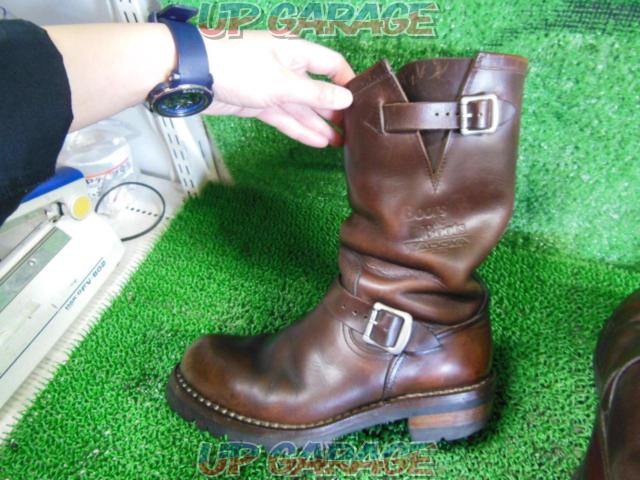 KADOYA BOOTS & BOOTS
Leather engineer boots
Wine red brown (limited edition color)
Size: 27cm (as reported by the owner)-07