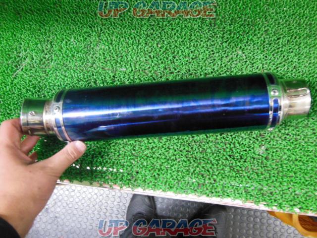 Unknown manufacturer, general-purpose slip-on silencer
Browned stainless steel
Insertion inner diameter about 60.8Φ-07