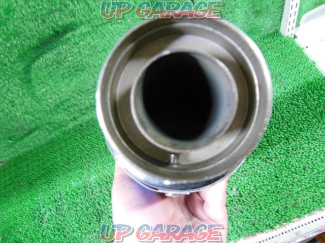 Unknown manufacturer, general-purpose slip-on silencer
Browned stainless steel
Insertion inner diameter about 60.8Φ-09